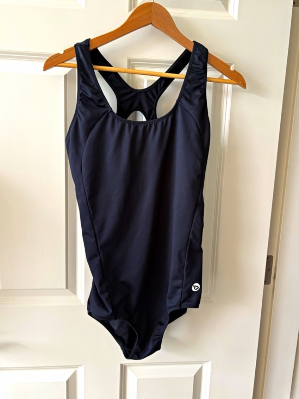 BALEAF Women’s Black Athletic Racerback One Piece Swimsuit Size 42 XXL